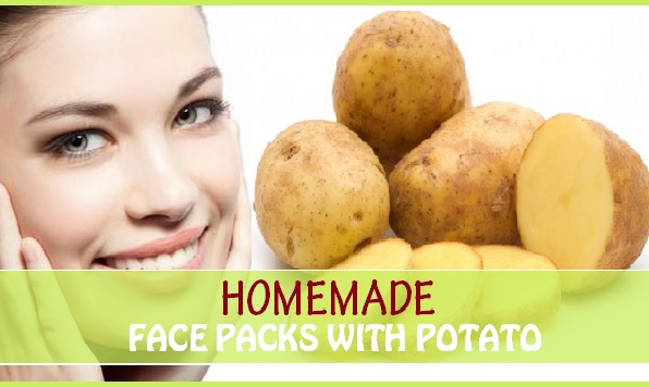 Homemade Potato Face Packs for clear fair skin, dark spots
