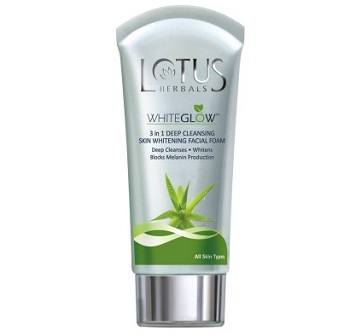 Lotus Herbals Whiteglow Skin Whitening Facial Foam