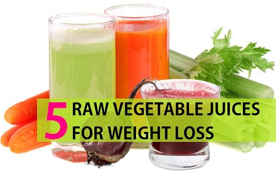 5 Healthy Raw Vegetable Juices For Weight Loss
