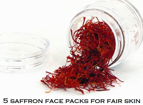 saffron face packs