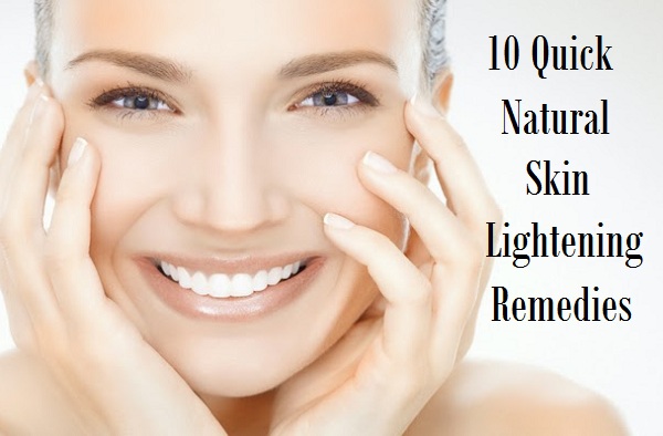 quick skin lightening remedies