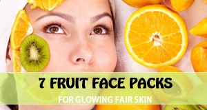 fruit face packs for glow fairness