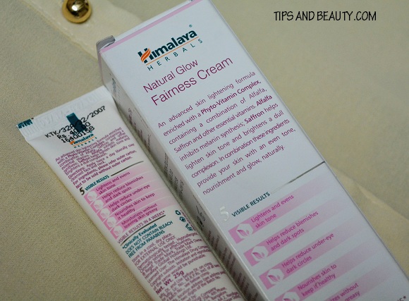 Himalaya Herbals Fairness Cream ingredints