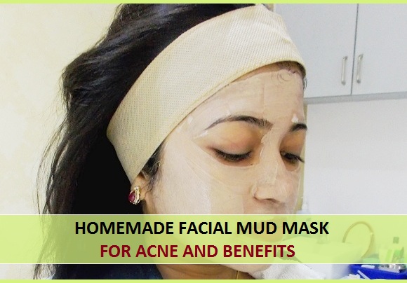 Homemade Facial Mud Mask for Acne