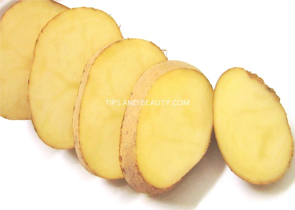 potato to get rid of pimple marks