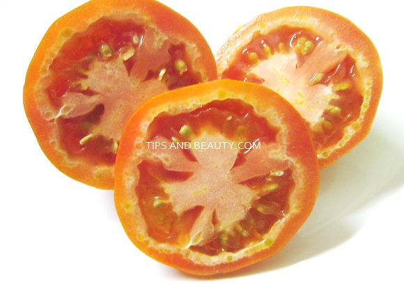 tomato to get rid of pimple marks