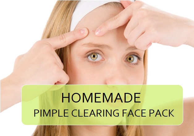 homemade pimple clearing face pack