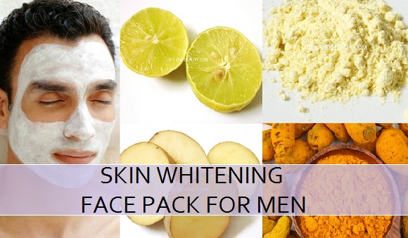 skin whitening face pack for men