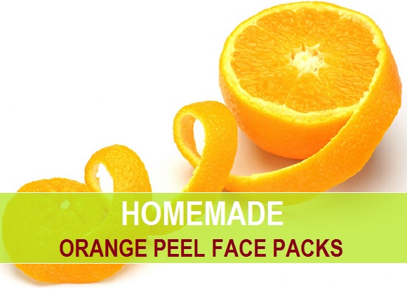 Orange Peel face packs for clear glowing skin
