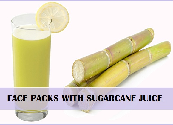 Homemade Sugarcane Juice face packs for fair skin