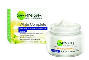 Garnier white complete whitening night cream India