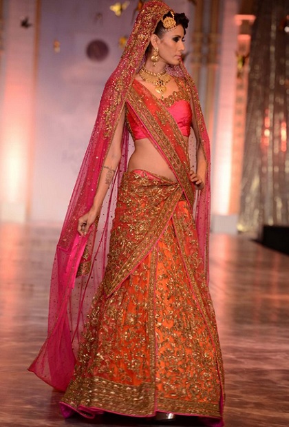 Indian bridal lehenga designs 9