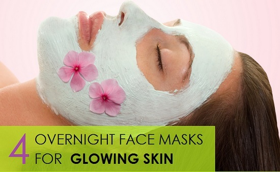 Overnight face masks for glowing skin 