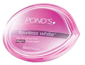 Pond's Flawless White Re-brightening Night Treatment