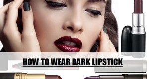 how to wear dark lipstick