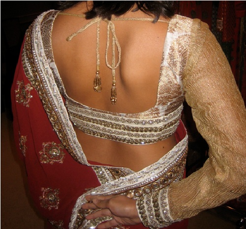 saree blouses back designs 9 patterns images