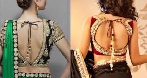 saree blouses back designs pattern
