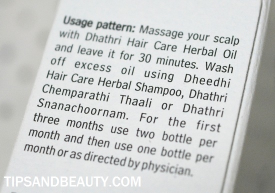 3 x Dhathri Hair Care Plus Herbal Oil  Ayurvedic AntiHair Fall Formula   Contains 100 Herbal Ingredients  100ml