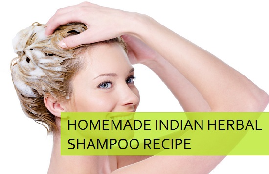 Homemade Indian Herbal Shampoo Recipe With Natural Products
