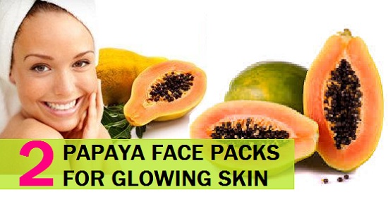 Homemade Papaya Face packs for glowing skin