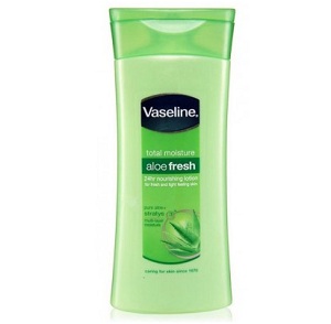 Vaseline aloe fresh body lotion for summer