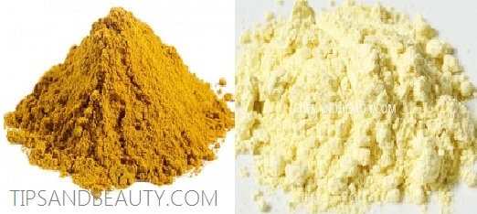 besan turmeric for upper lip hair removal