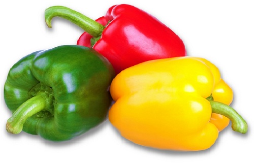 foods for healthy hair bell pepper
