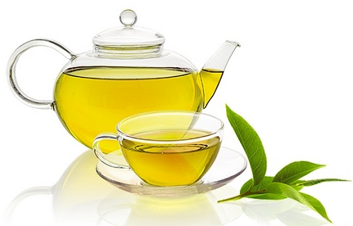 foods for healthy hair green tea
