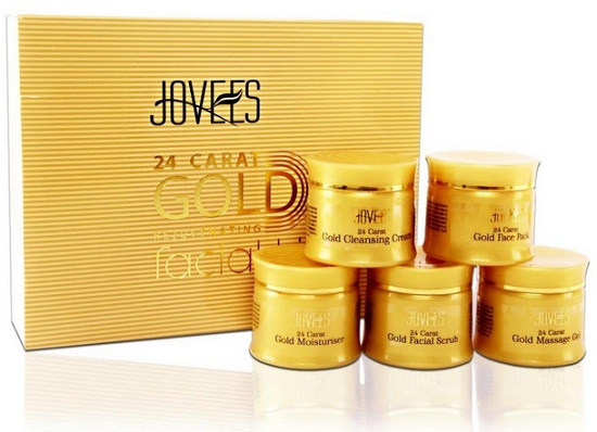 gold facial kit at home