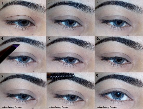 How To Fill Eyebrows With Eyebrow Pencil Powder Tutorial