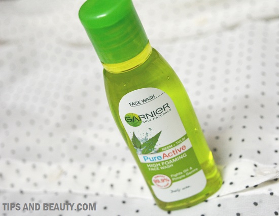 Garnier Pure Active Neem Tulsi High Foaming Face Wash Review and price