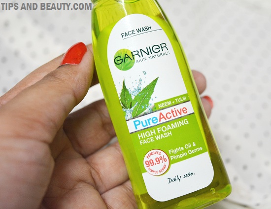 Garnier Pure Active Neem Tulsi High Foaming Face Wash Review