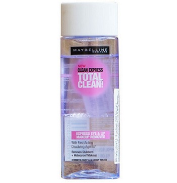 Maybelline total clean Express Eye and lip makeup remover