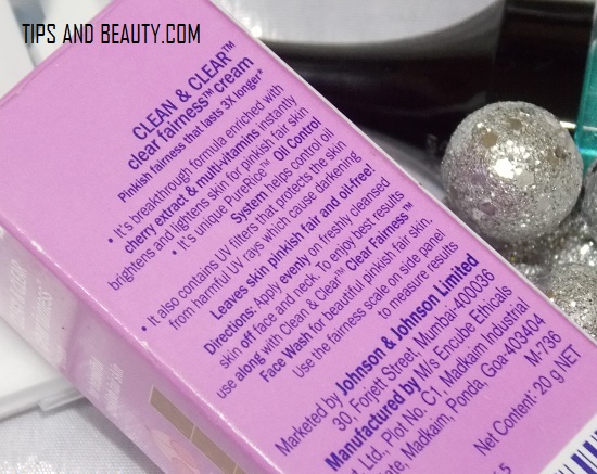 Clean and Clear Fairness Cream Review, Price and How to Use for oily skin