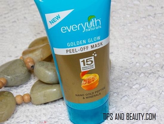 Everyuth Naturals Golden Glow Peel off Mask how to use