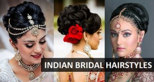 10 Indian Bridal hairstyles for Weddings, Cocktail and Reception