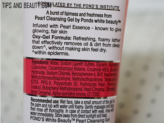 Pond’s White Beauty Pearl Cleansing Gel Face Wash Revie