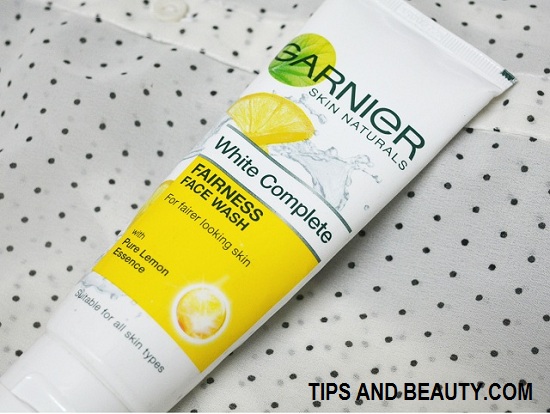 garnier white complete fairness face wash review price