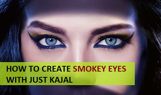 Steps to Get Soft Smokey Eyes with Kajal
