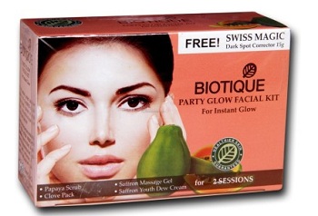 Biotique Party facial kit for instant Glow