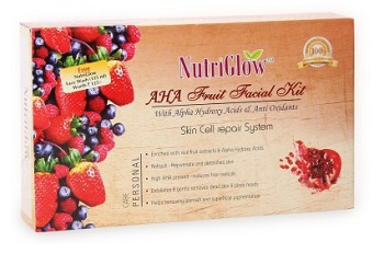 NutriGlow AHA fruit facial kit