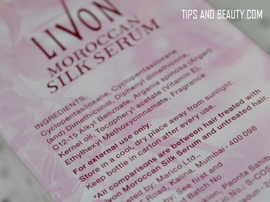 Livon Moroccan Silk Serum Review, Price and how to use