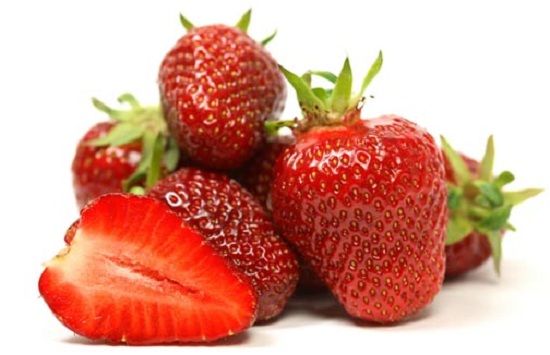 get Sparkling teeth strawberries