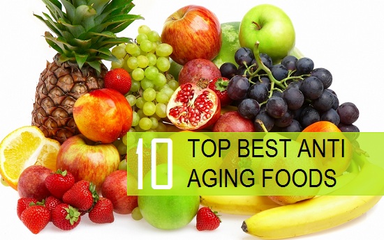 10 Best Anti Aging Foods for skin and hair