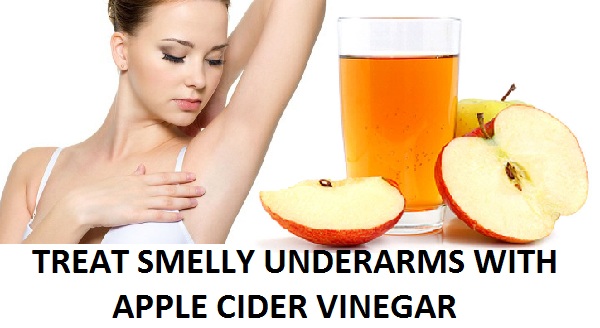 Treat Smelly Underarms with Apple Cider Vinegar