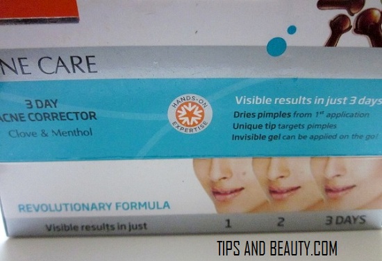 VLCC 3 Day Acne Corrector Review, Price and How to use