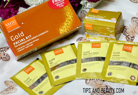 VLCC gold facial kit review price how to use 8