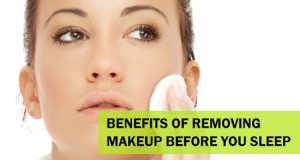 Why you should remove the makeup before you sleep
