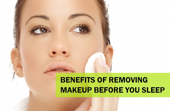 Why you should remove the makeup before you sleep