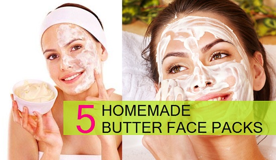 home made butter face packs